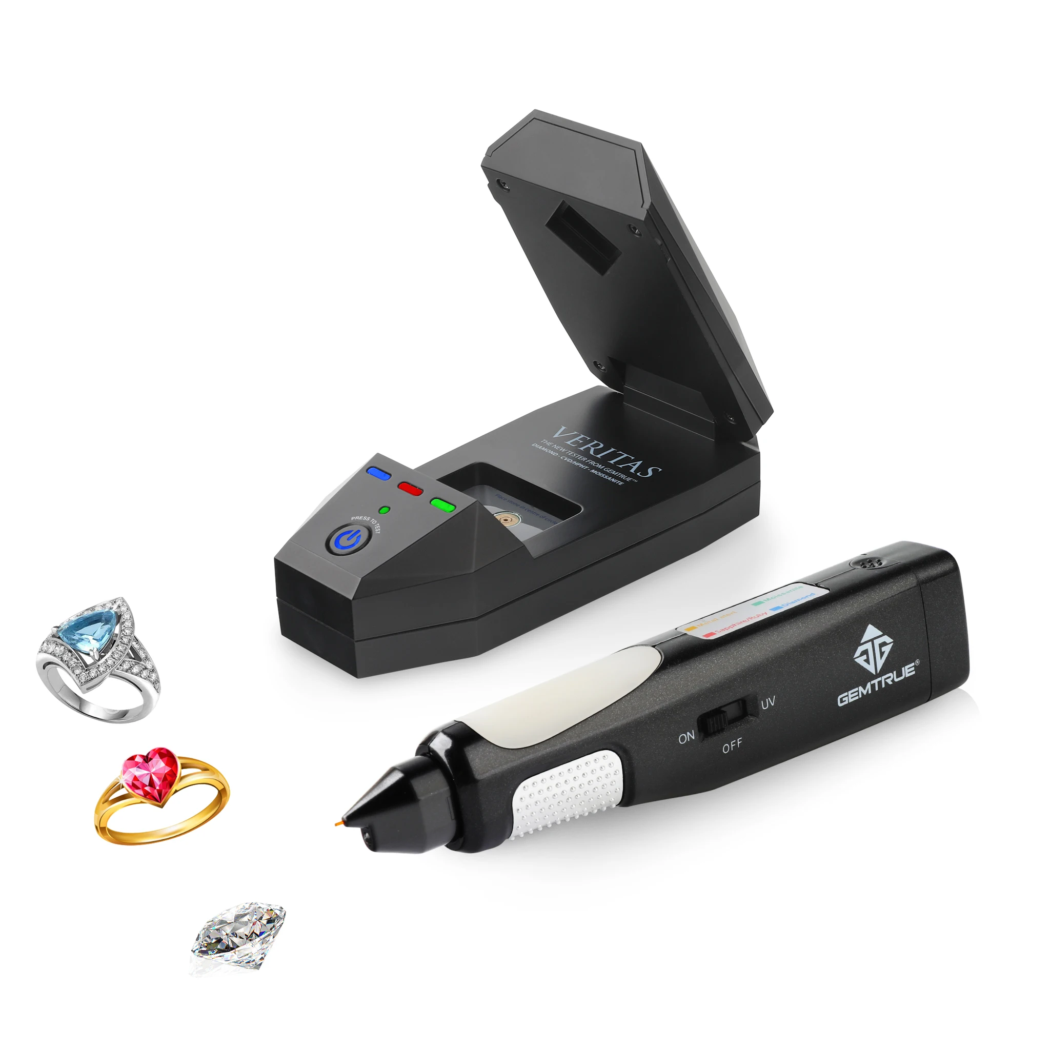 Тестер алмазов выращенный в лаборатории комбинированный тестер GemTrue DK10100-9000