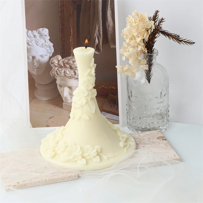 Силиконовая форма в виде цветов винограда свечи для украшения шоколада ручной