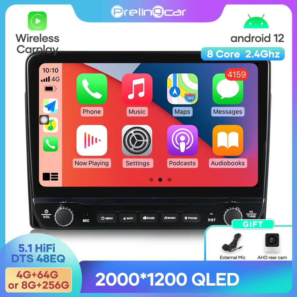 

Android 12 DTS Sound For Peugeot 308 2013-2017 Years Navigation Multimedia Car Player Radio 2Din Stereo Bluetooth 48EQ Band WIFI