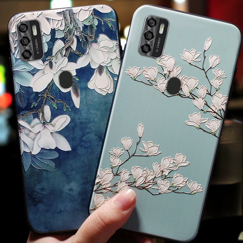 3D рельефный силиконовый чехол для ZTE Blade A72 A52 A71 A51 A31 Lite Plus A7 A5 A3 A7S 2020 2019 V30 V40 Vita 20 V2020 Smart L9 L210