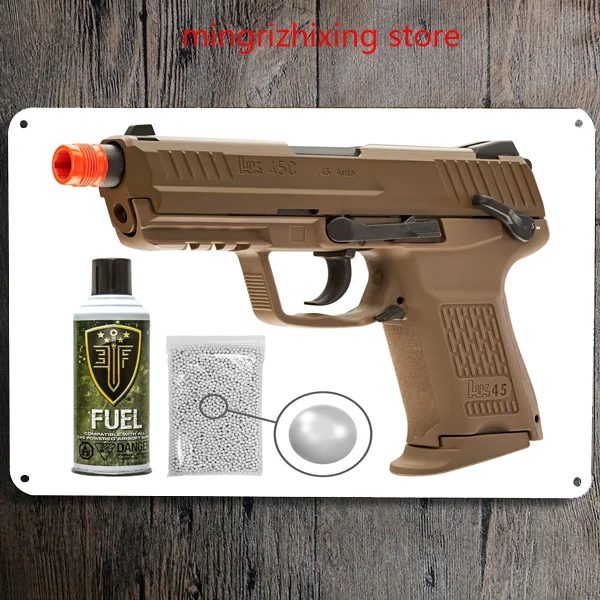Пистолет Wearable4U Elite Force H & K45CT GBB(VFC) для страйкбола зеленый газовый BB воздушный