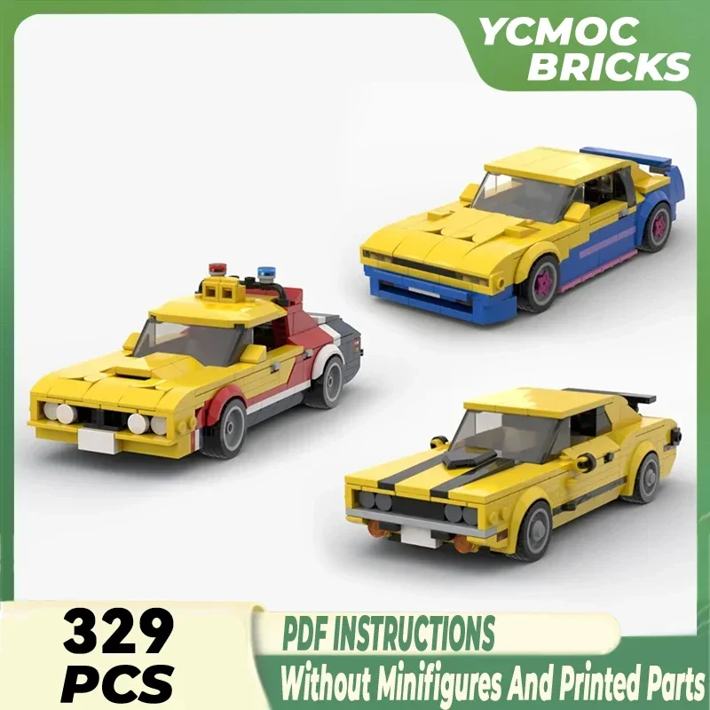 Городской спортивный автомобиль Модель Moc Строительные кирпичи Технология