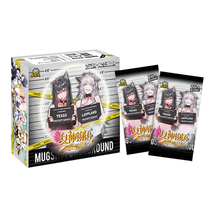 Оригинальные фигурки героев аниме История богини блестящие карты с бронзовым