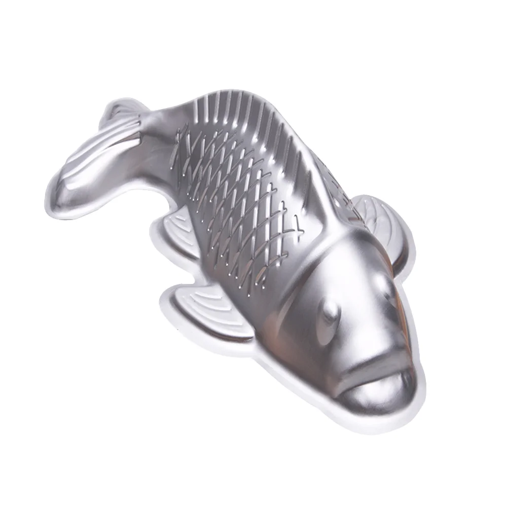 

Cake Mold Fish Baking Pan Shaped Pans Dessert Molds Kitchen Soap Rice Chocolate Fondant Gummy Round Alloy Tool Jelly Cyprinoid