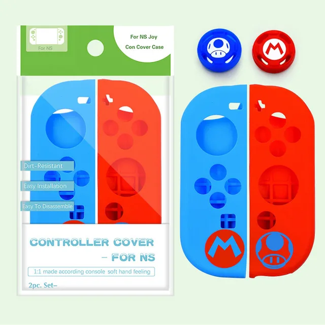 Thumb Stick Grip Protective Cap Joystick Cover Protector For Nintendo Switch NS Joy-Con Joypad Controller Silicone Soft Case 6