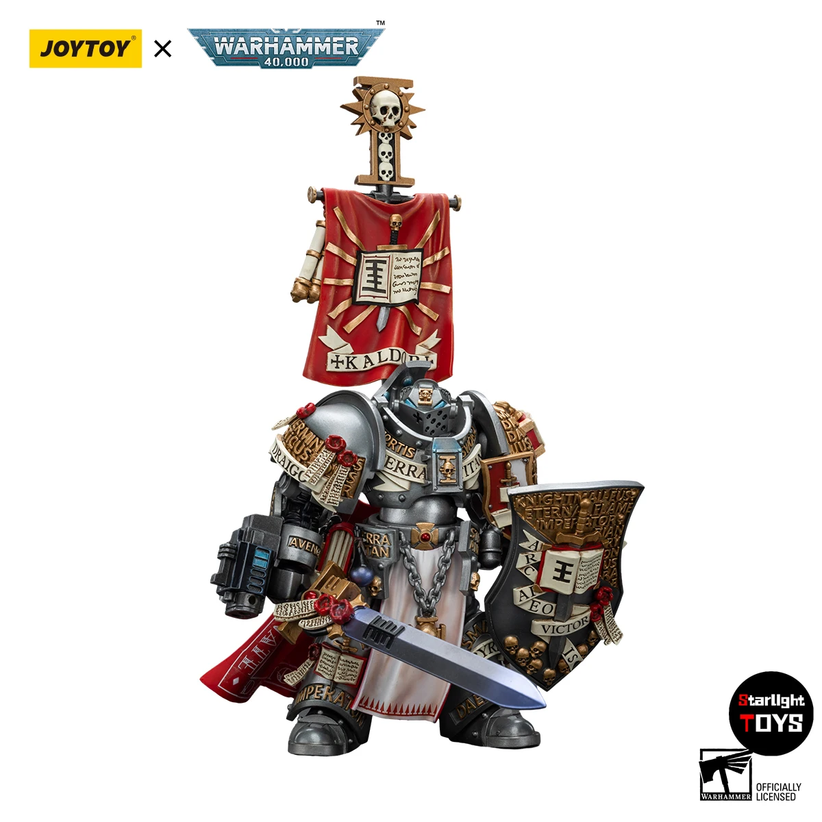 Фото JOYTOY 1/18 Фигурка Warhammer 40K Grey Knights Kaldor Draigo Модель игрушки в подарок №5