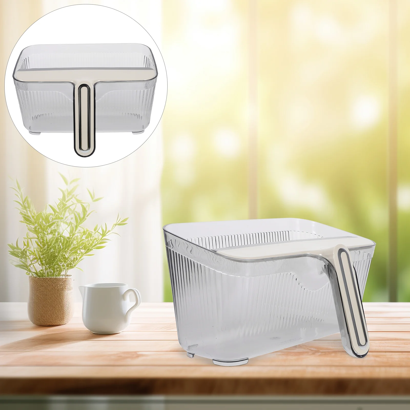 

1 Set Desktop Trash Can Desk Small Garbage Container Tabletop Waste Bin With Scraper