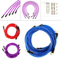 universal 5 point car earth ground cables grounding wire system kit high performance improve power