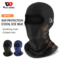 west biking summer cycling cap anti uv balaclava ice silk breathable full face cover outdoor sport motorcycle mtb bicycle hat