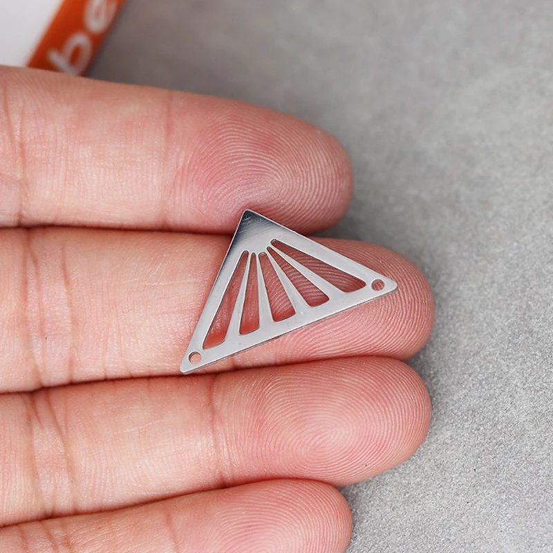 

3pcs Triple Art Line DIY Craft Bracelets Necklace Women Girl Charms for Jewelry Making Stainless Steel Pendant Metal Accessories