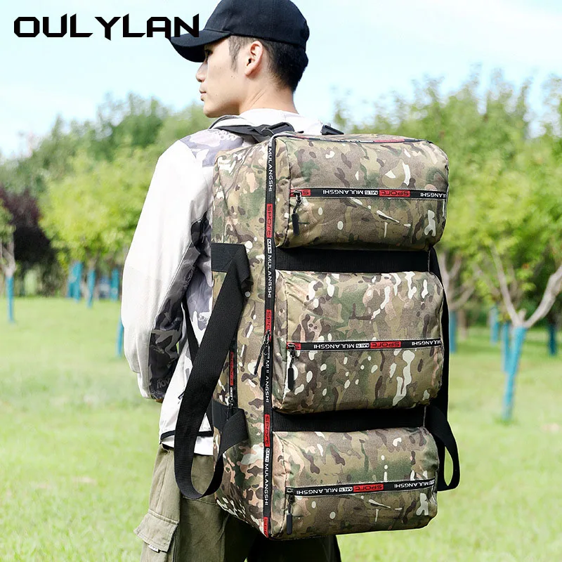 Новый вместительный дорожный рюкзак Oulylan, сумка для мужчин и женщин, камуфляжная спортивная сумка для хранения вещей на открытом воздухе