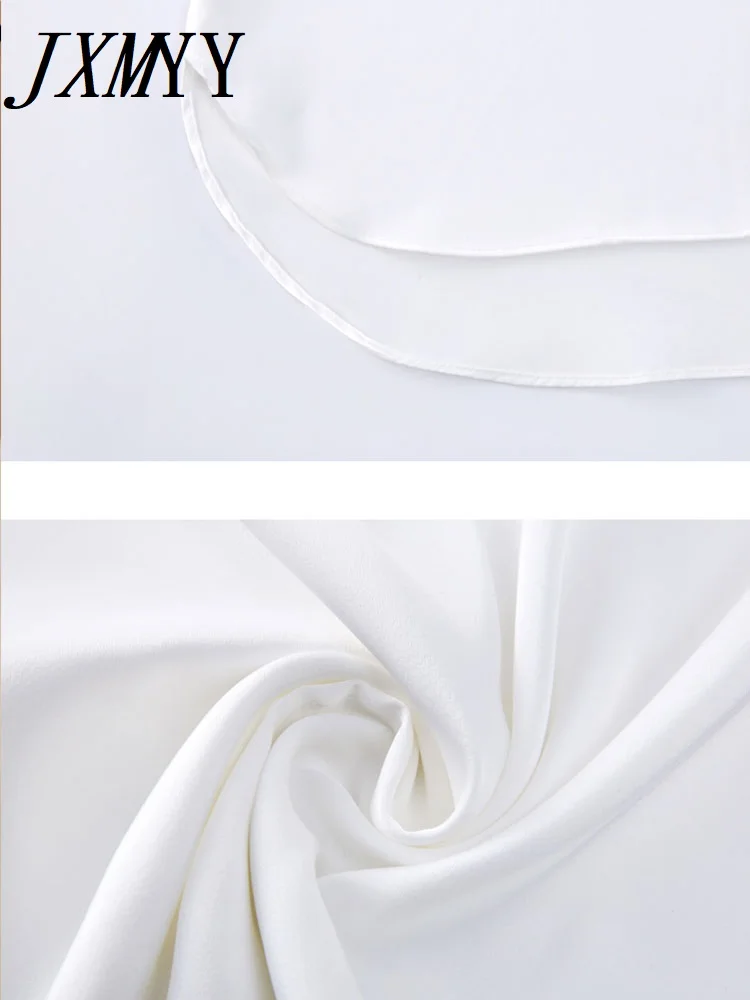 JXMYY блузка с V-образным вырезом Женская на раннюю весну 2022 новый стиль в