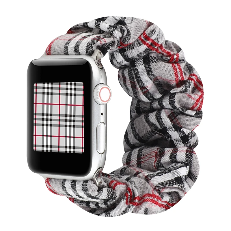 

Nylon Braided Solo Loop Strap For Apple Watch Band 45mm 44mm 42mm 41mm 40mm 38mm Elastic Belt Bracelet iWatch Serie 7 6 SE 5 4 3