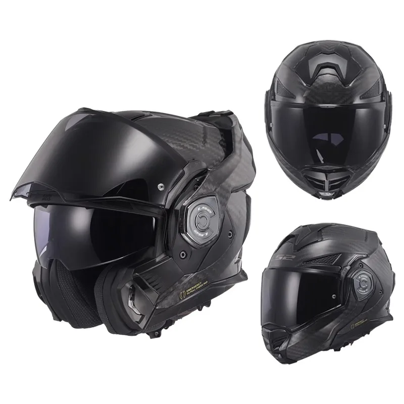 LS2 Advant X Мотоциклетный шлем с двойной линзой Шлем из углеродного волокна Four Seasons capacete casco Casque moto FF901 (art.: 3920d06cf433e) - 3920d06cf433e