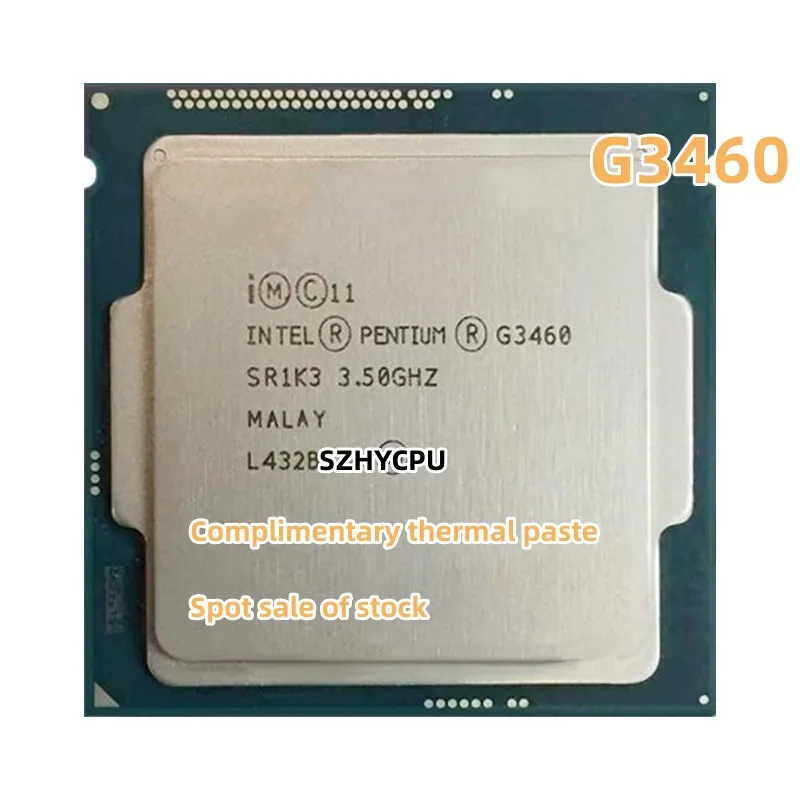 

Intel Processor G3460 CPU LGA1150 22 nanometers Dual-Core 100% working properly Desktop Processor free shipping