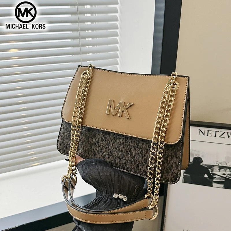 Фото Женская повседневная и модная сумка через плечо с цепочкой от Michael Kors, сумка-кроссбоди, сумка для поездок на работу, модель MK Boutique. №3
