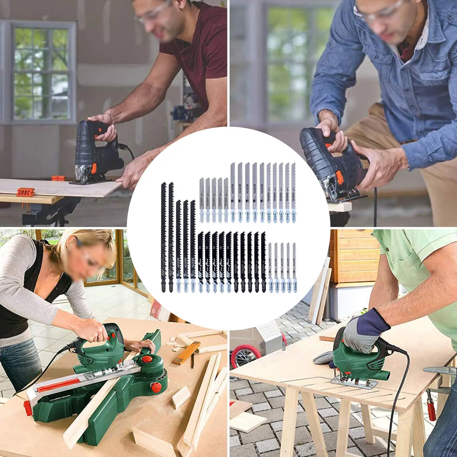 Набор ножей для деревообработки комплект из 35 смешанных Т-образных нержавеющей