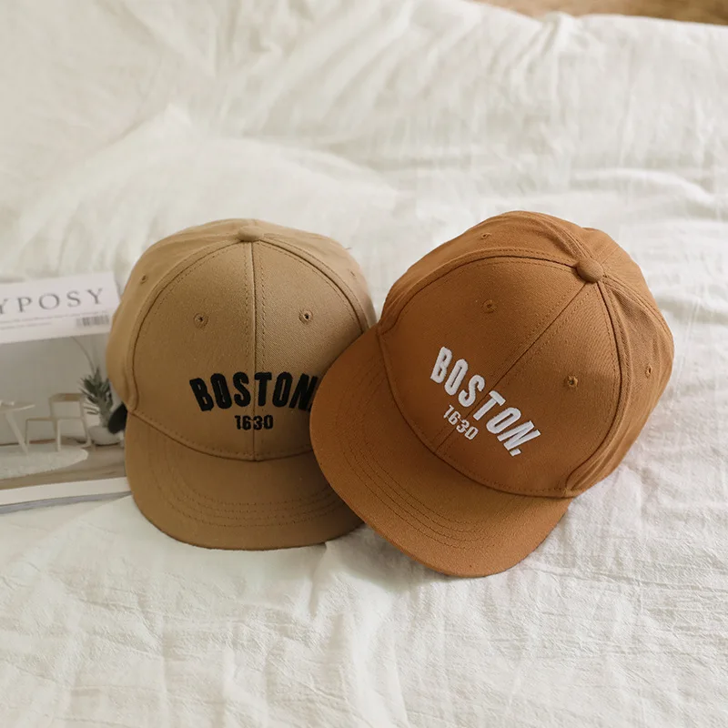 Детская бейсболка с вышивкой алфавита уличная Кепка для мальчиков и девочек