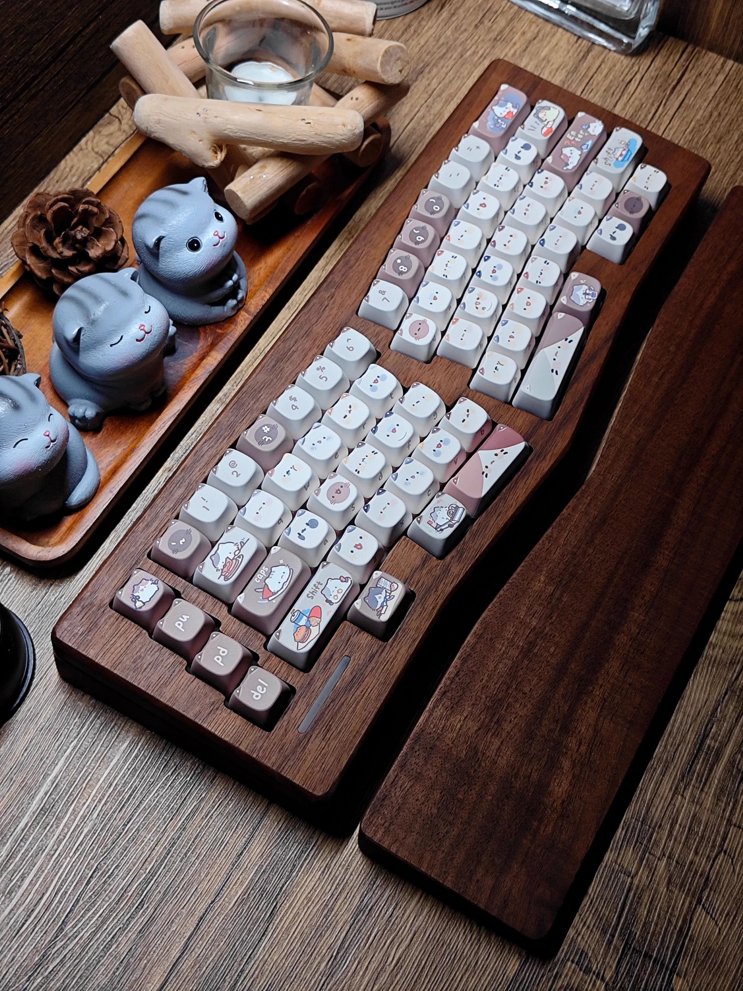 Колпачки для механических клавиш 140 клавиши милые аниме коты мокко профиль Мао