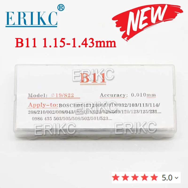 

Common Rail Injector Adjustment Shims B11 1.15-1.43mm Injector Valve Calibration Shims Kit For Bosch Injection Washers