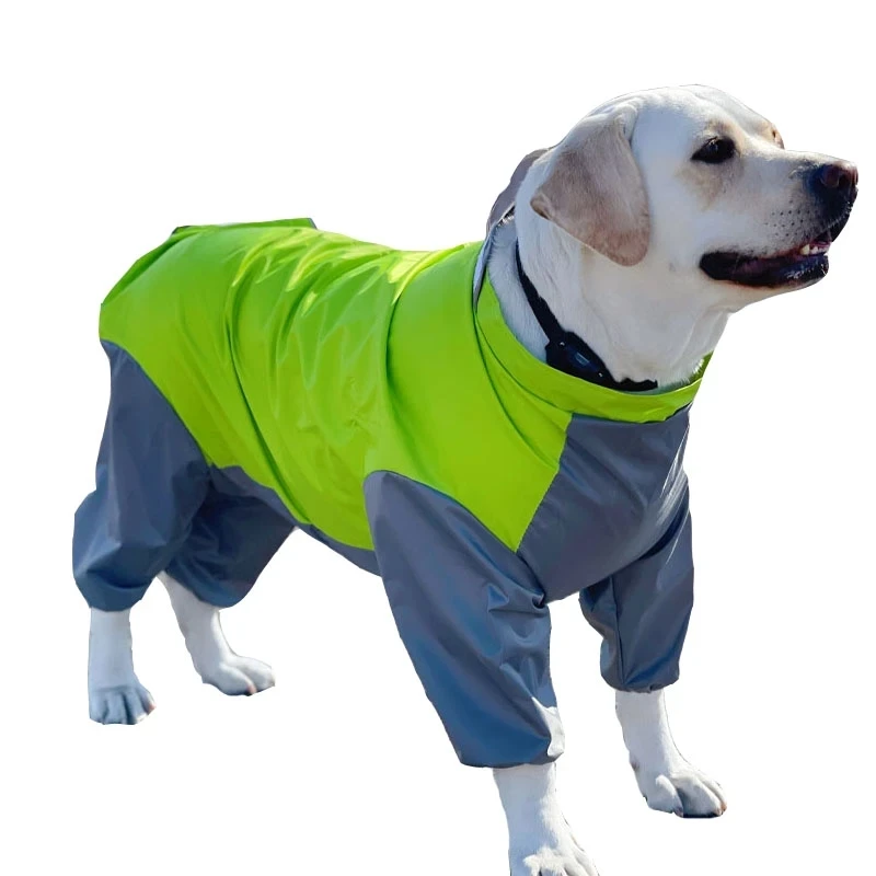 

Big Dog Raincoat Waterproof Clothing for Large Dog Jumpsuit Corgi Samoyed Husky Labrador Golden Retriever Pug Dog Rain Clothes
