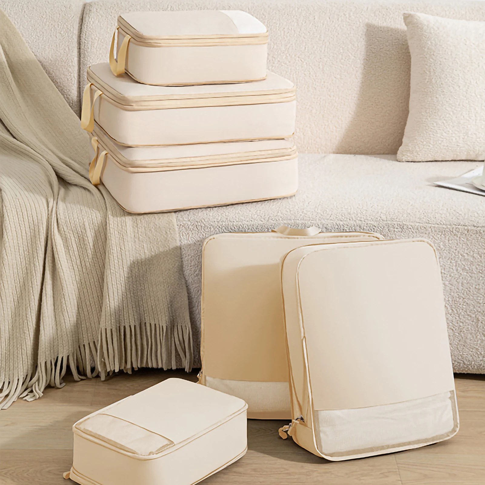 Компрессионные кубики для чемодана дорожные аксессуары расширяющиеся