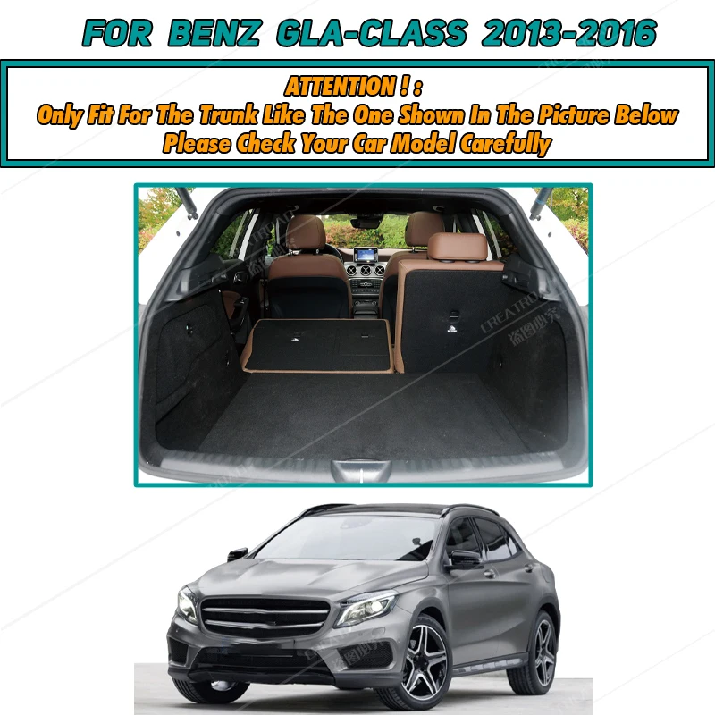 Коврик для багажника Mercedes Benz GLA Class X156 2013-2016 15 14