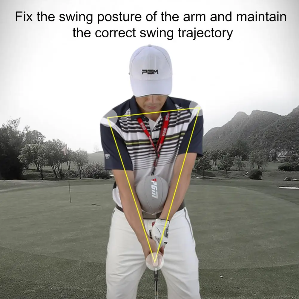 

Good Golf Posture Corrector No Odor Lightweight Golf Smart Inflatable Ball Portable Golf Swing Trainer for Golf Player