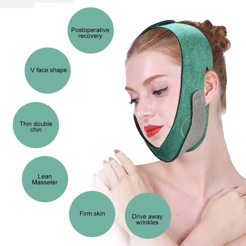 

V Shape Face Lifting Tightening Correction Bandage Shaper Double Chin Face Lift Band Massage Slimmer Slimming Face Shield Belt