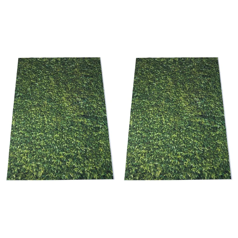 

2Pcs 5X7ft(150X210cm) Nature Green Grass Backdrops Photography Wedding Or Children Birthday Background