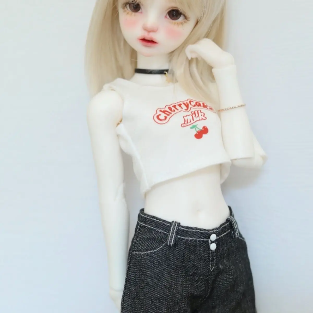 Фото Новая одежда для кукол 30/45/60 см, футболка для кукол BJD 1/3, 1/4, 1/6, аксессуары для кукол, игрушки для девочек, набор для переодевания. №3