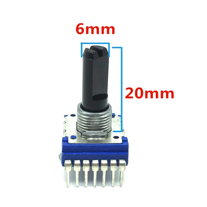 2 шт. вертикальный поворотный потенциометр B500K B100K RK14 100K 50K длина вала 20 мм
