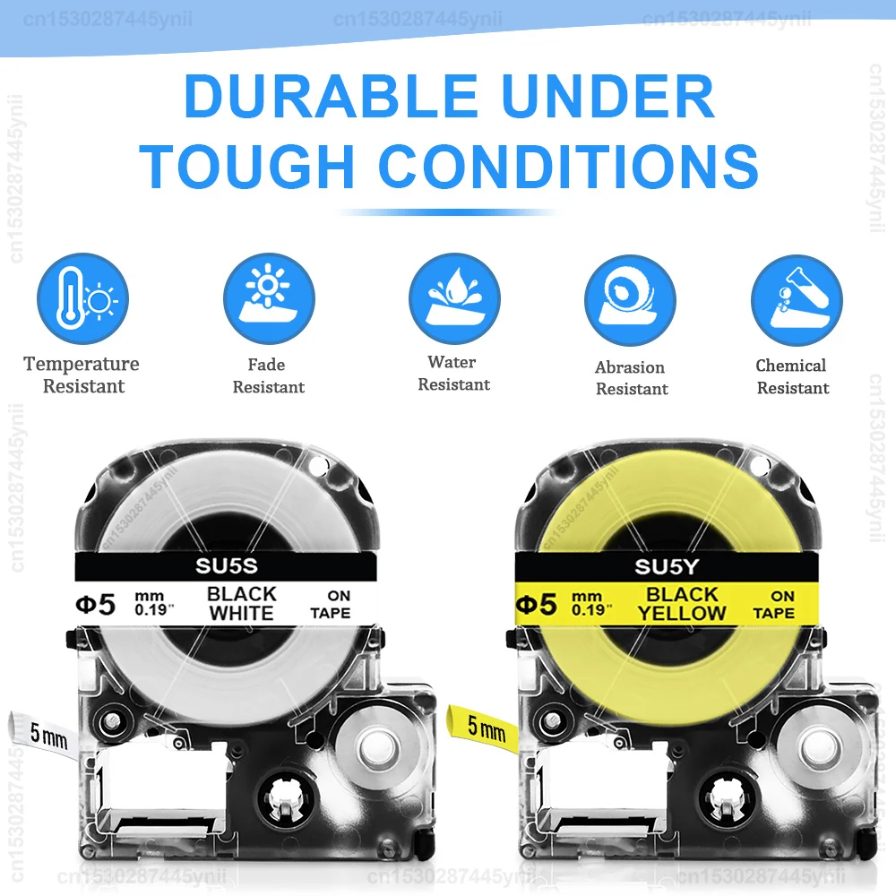 3/5 шт. SU5Y совместимые с Epson SU5S SU3W SU3Y SU11S SU11Y 3 5/5/11 мм термоусадочная трубка для LW300 400