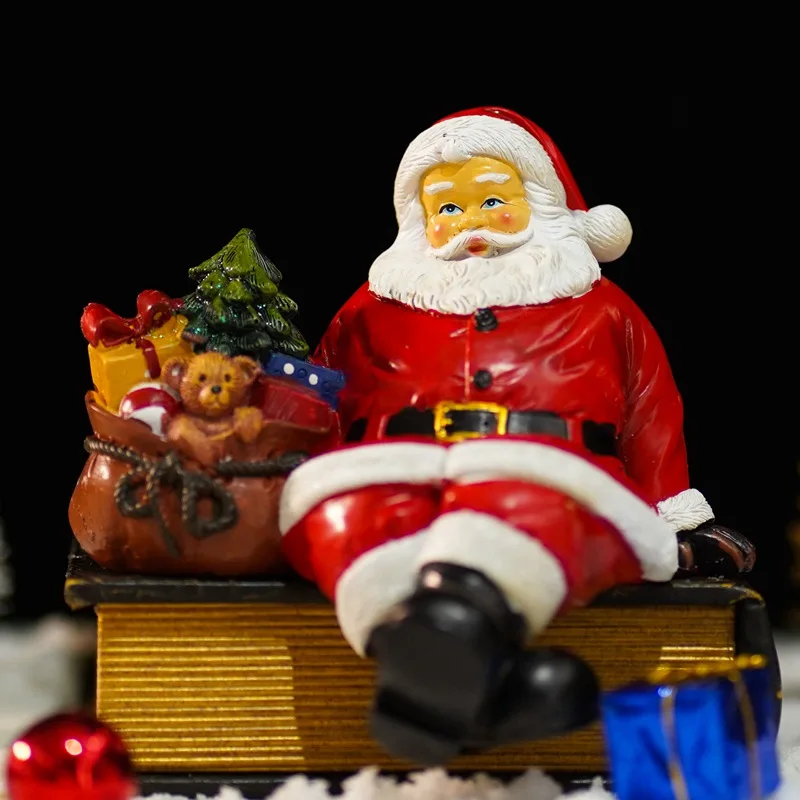 

Новинка 2022, искусственная смола, коллекция для Рождественского украшения, искусственное украшение, декор для стола, подарок на год