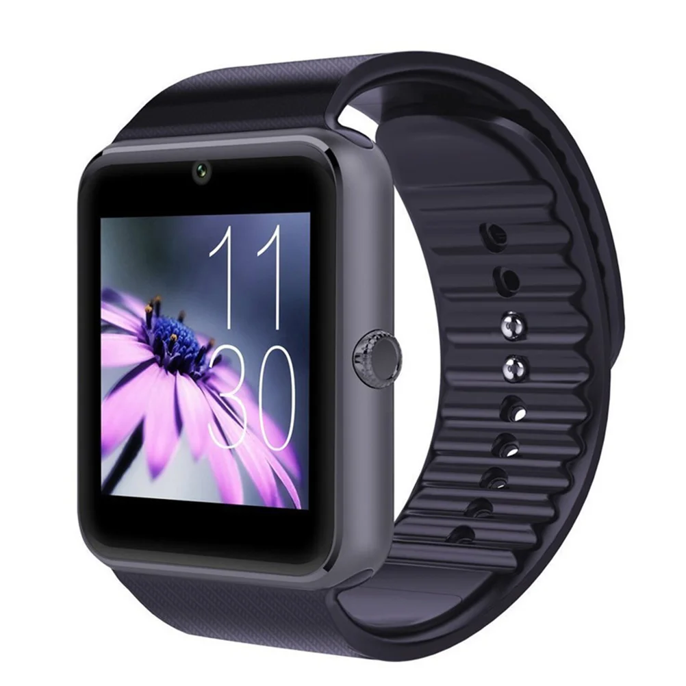 

GT08 Smartwatch Smart Watch with SIM Slot and 20MP Camera for / and Phones (Black)