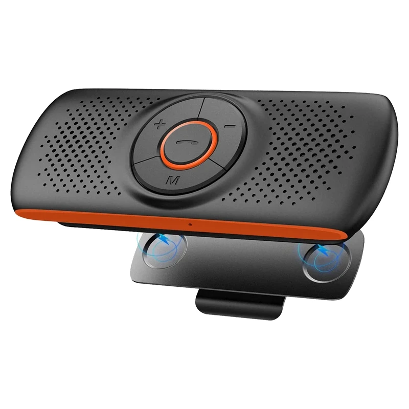 

Car Bluetooth Speaker T826 Bluetooth Car Handsfree Phone For Handsfree Talking, Wireless Car Music Player With Visor Clip
