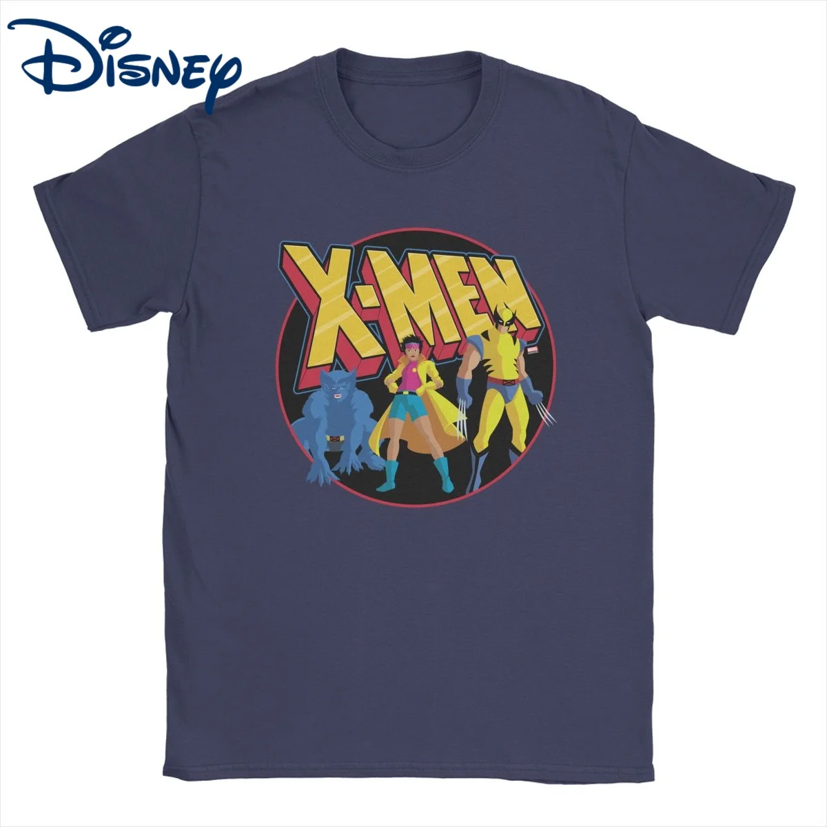 

Men Women T-Shirts Marvel X-Men Beast Jubilee Wolverine Leisure 100% Cotton Tee Shirt Disney T Shirt O Neck Clothes Gift Idea