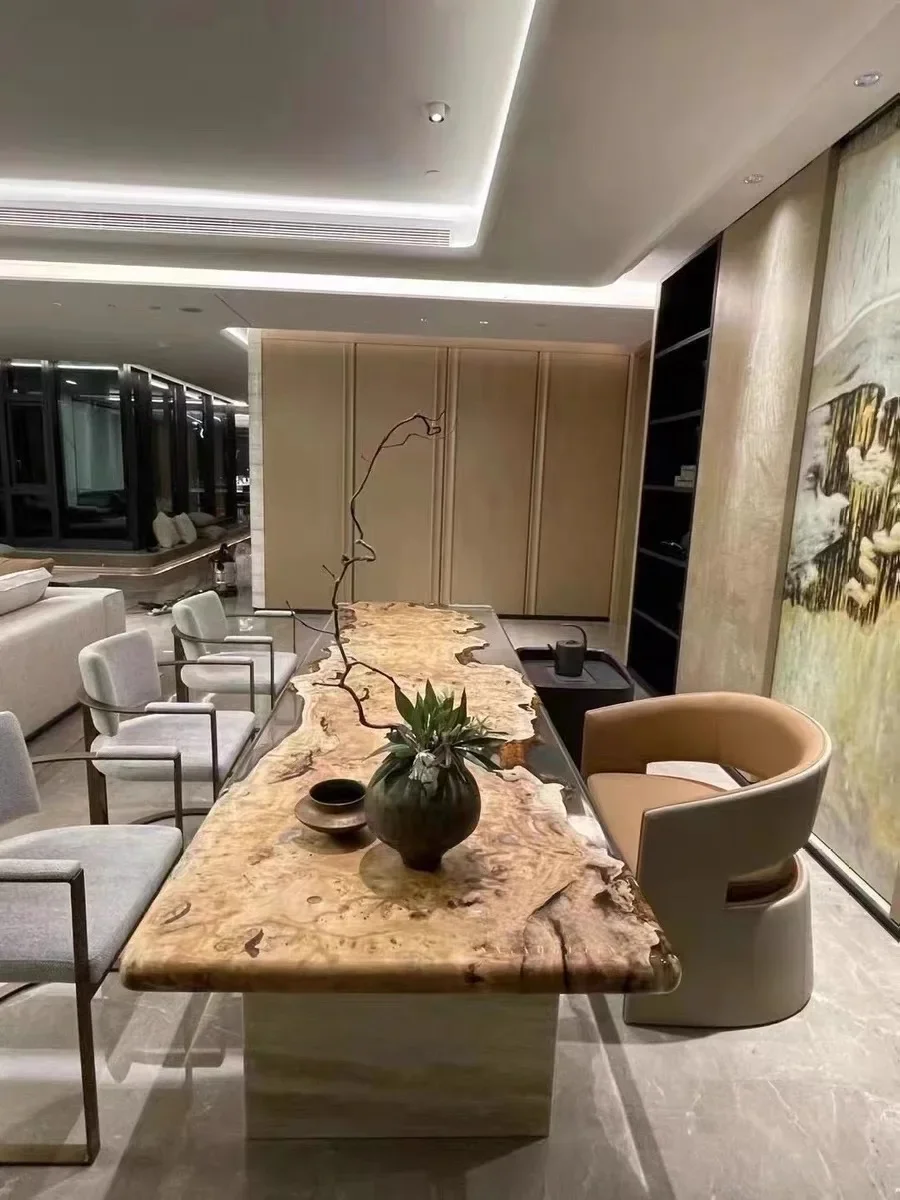 Чай из смолы эпоксидная смола прозрачный кристалл речный стол большая доска клей