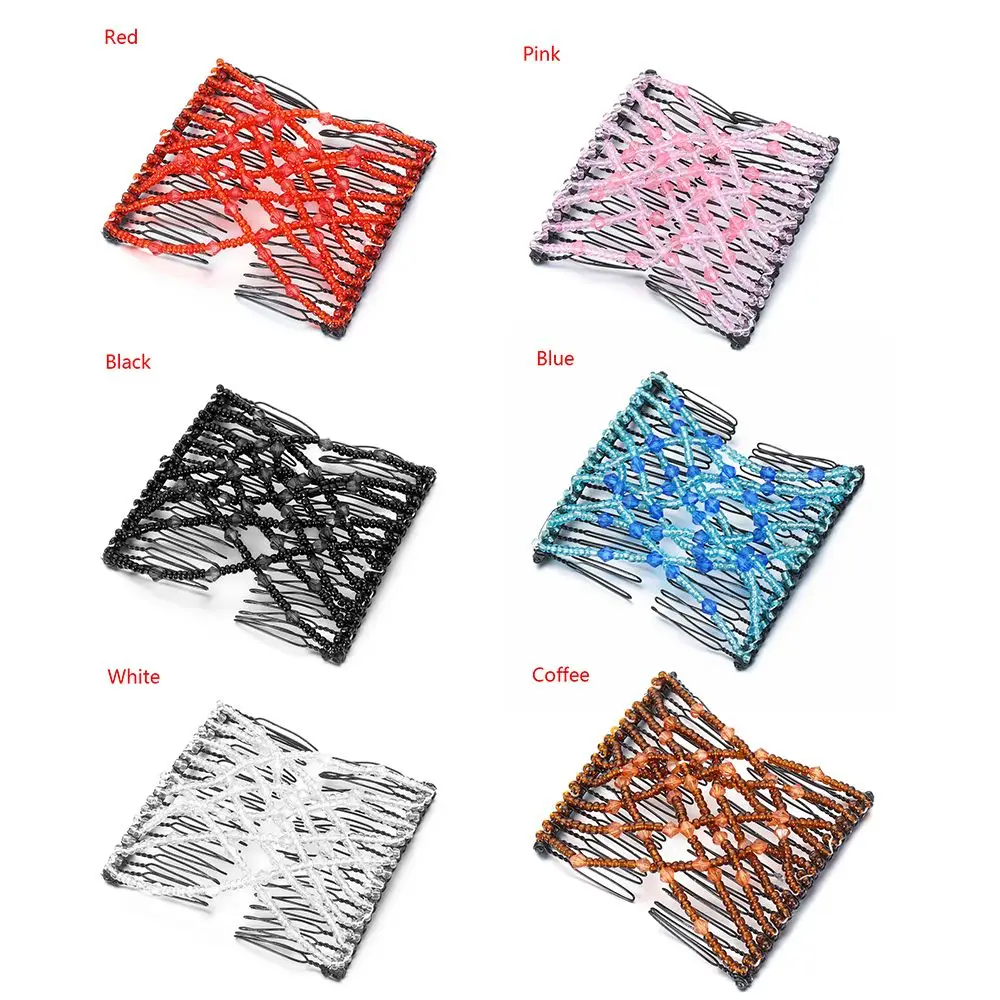 Женская эластичная повязка для волос винтажная модная заколка с металлической