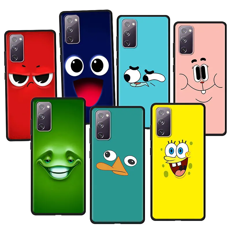 

Cover Case for Samsung Galaxy S10 S20 S7 S8 S9 S10e Plus Edge Lite FE S10Plus S10Lite S20FE 5G Trend Coque Funny Smiley Faces