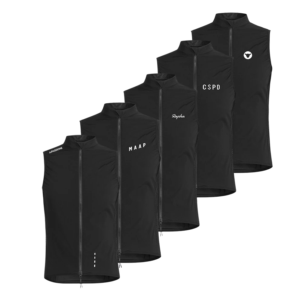 

Новинка 2022, профессиональный ветрозащитный велосипедный жилет LA пассион, новинка 2022, легкий велосипедный жилет с двухсторонней молнией, че...