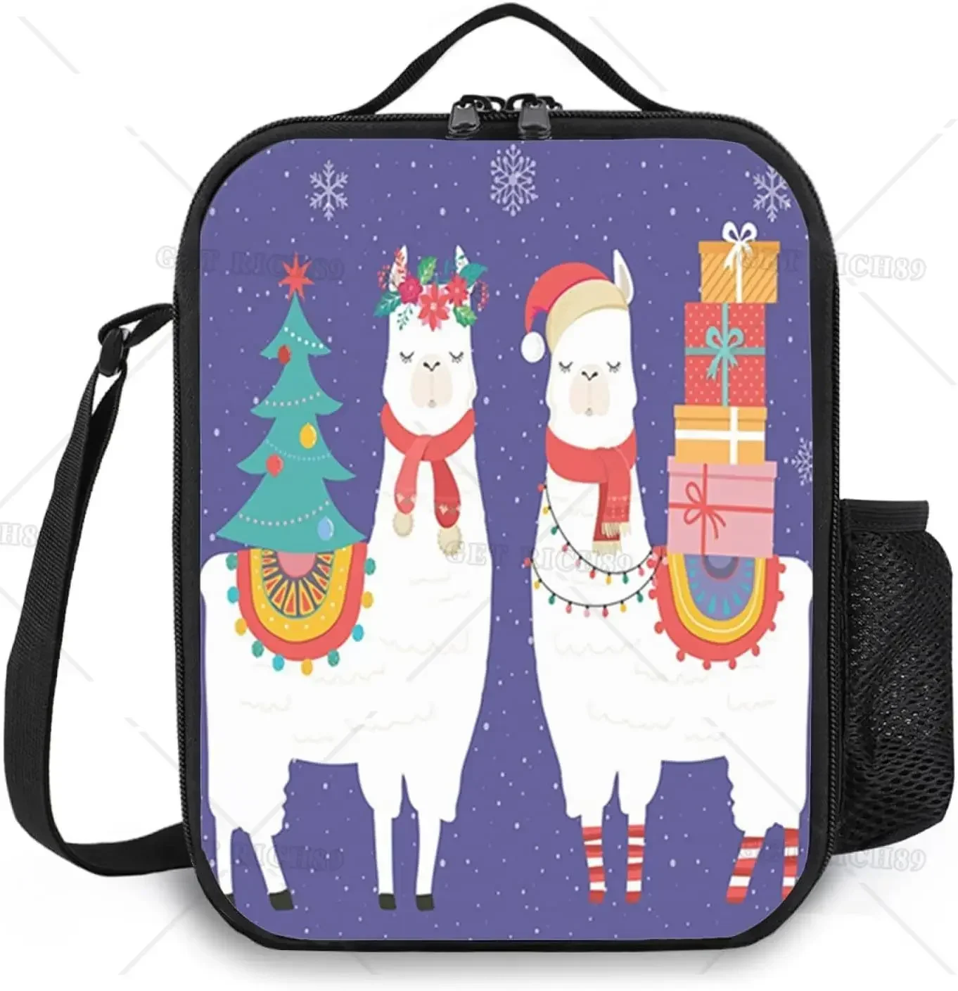 Рождественский Ланчбокс Унисекс Портативный Контейнер Для Завтрака С Дизайном