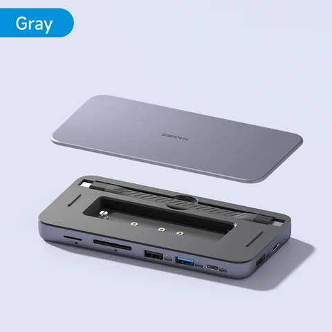Hagibis 9 в 1 USB C док-станция с чехлом SSD