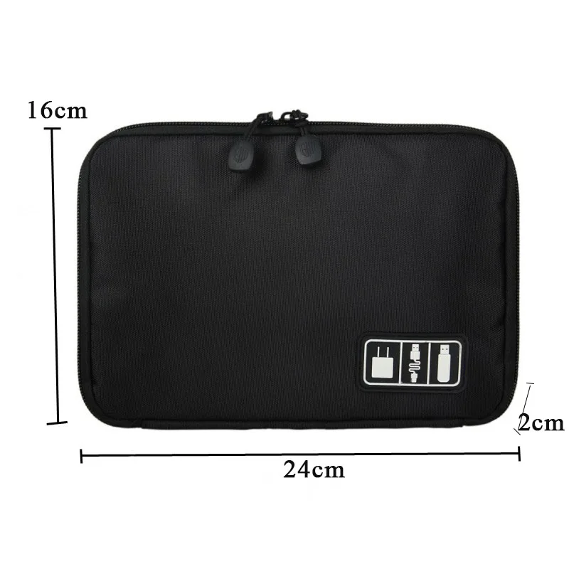 Дорожная сумка JXSLTC Мужская для электронных аксессуаров нейлоновый дорожный