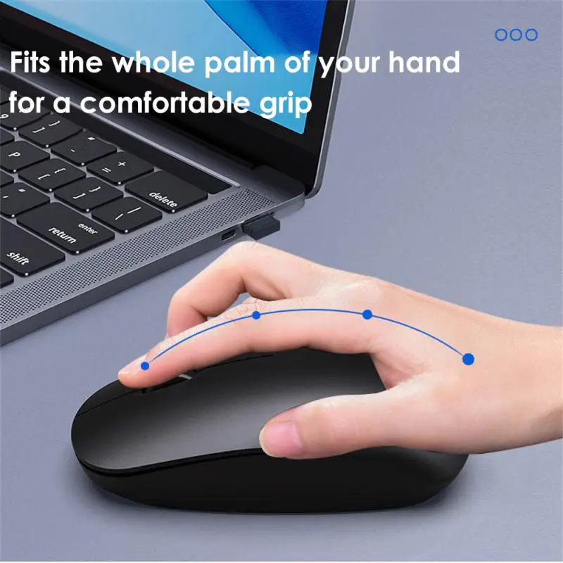 

2.4G Wireless Mouse Mute Bluetooth Mouse Laptop Office Business E-sports Mouse