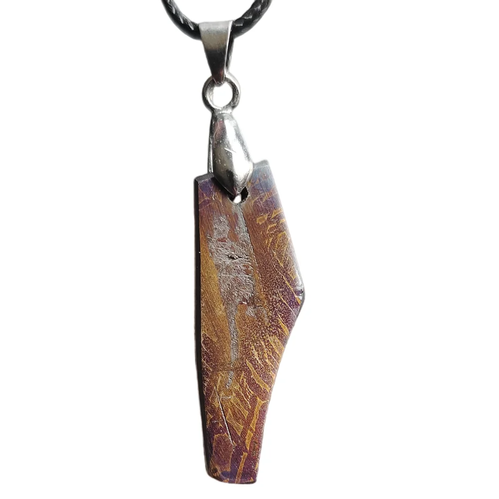 

Ожерелье из железа и метеорита Muonionalusta, подвеска из натурального метеорита, ювелирные изделия, подарок для мужчин и женщин