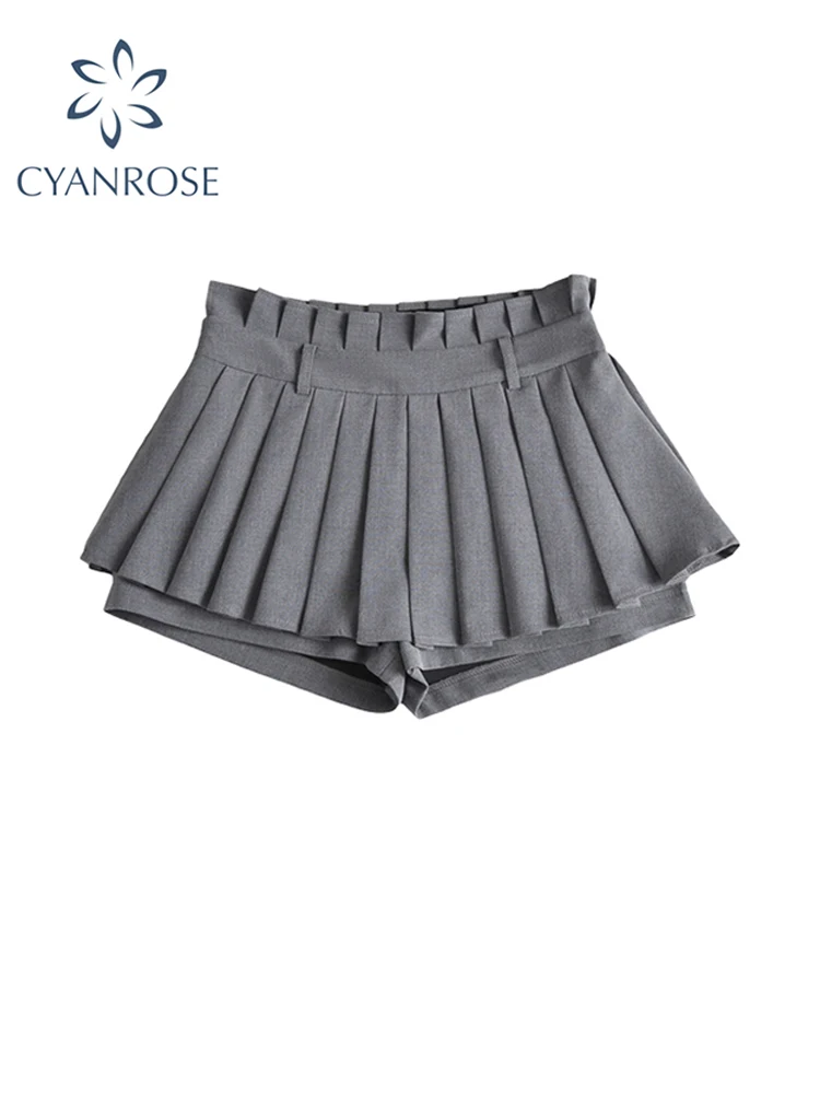 

Women's Skirt Ladies 2023 Summer Clothes Y2k High Waist Harajuku Korean Style A-line Mini Pleated Skirt For School Girl Kawaii