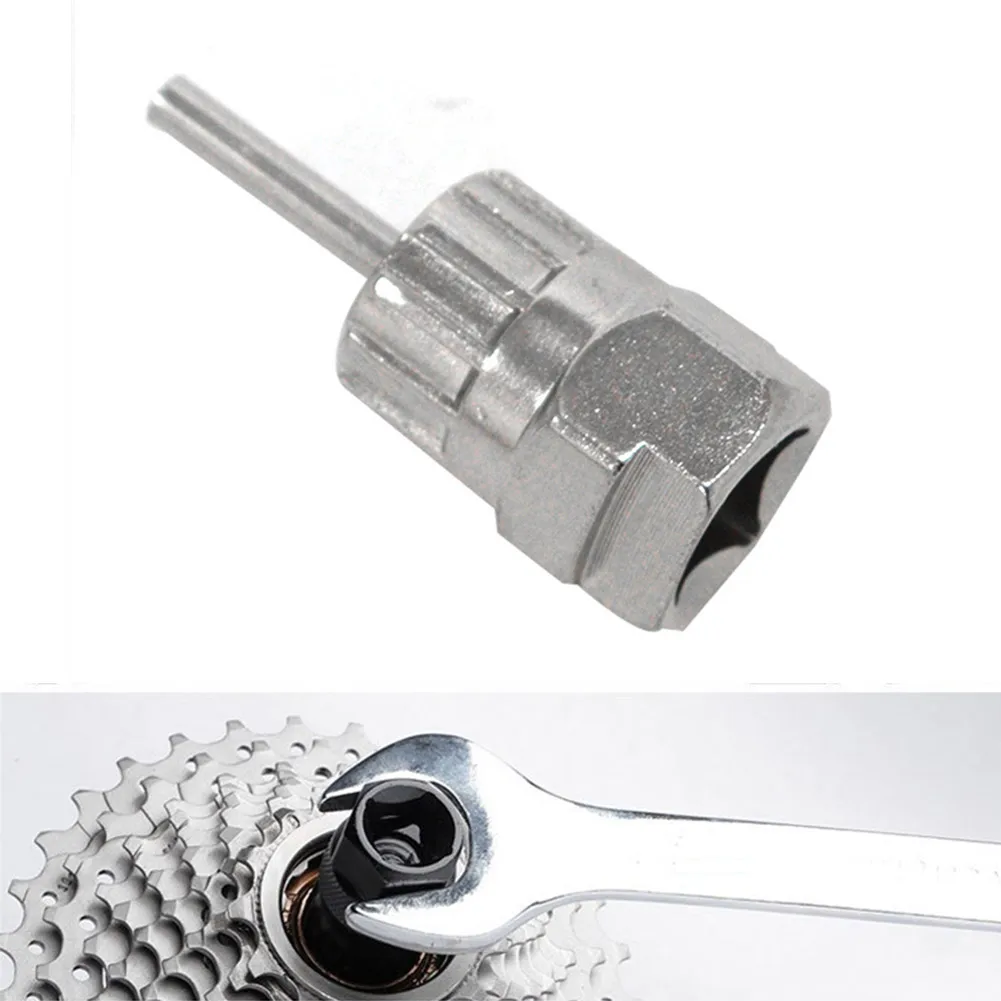 

1pc Cassette Removal Tool For-Shimano For-SRAM Flywheel High Carbon Steel Freewheel Lock Ring Remover Bicycle Bike Repari Tools