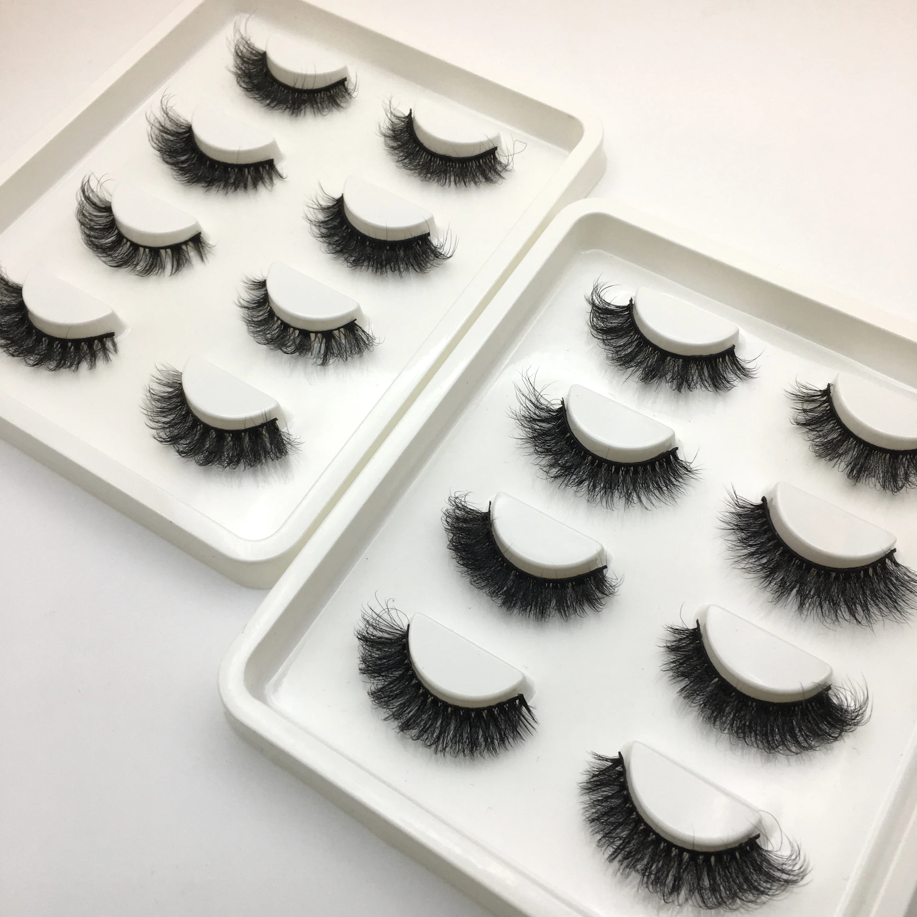 Оптовая продажа 4 пары пушистых ресниц частной торговой марки русские