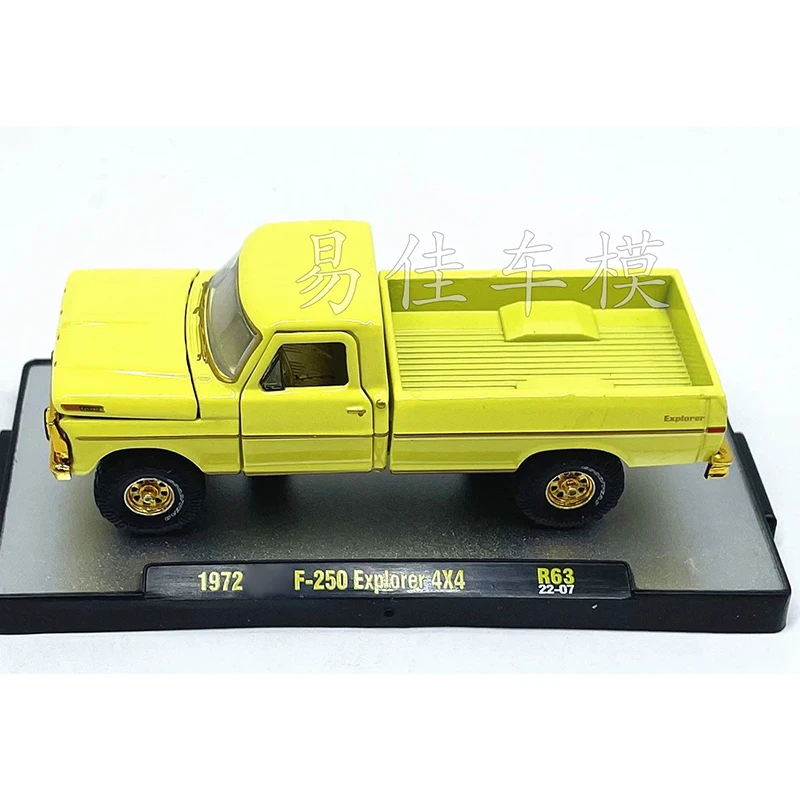 Фото Модель автомобиля Ford F-250 Explorer 1972 года, масштаб 1:64, из сплава, статическая, коллекционная, декоративная, праздничная игрушка, сувенир, подарок №3